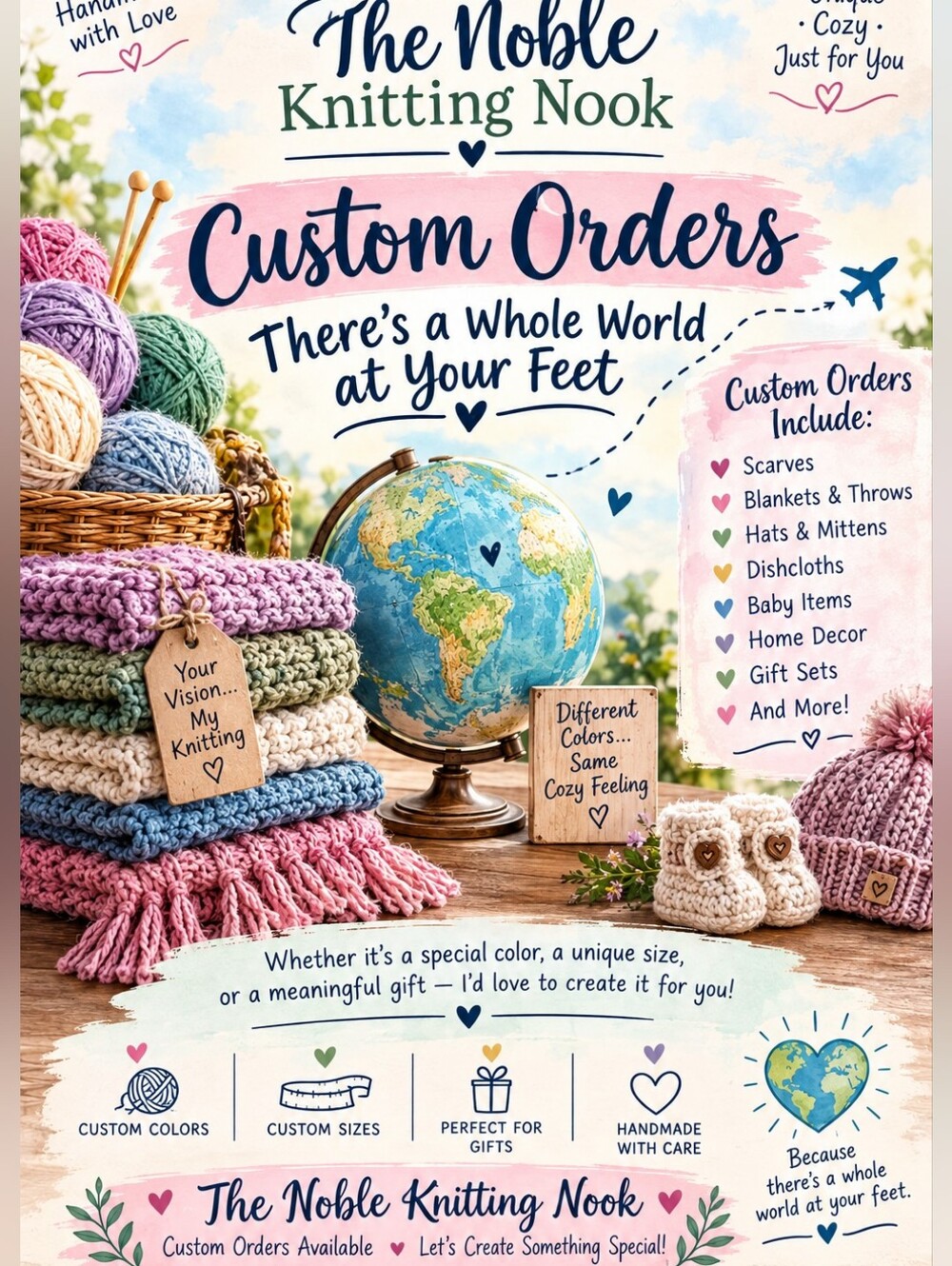 Custom Orders - Multi-Color Cozy Home Accents